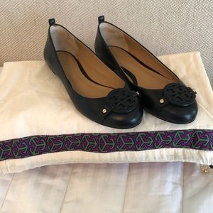 Tori Burch Black Flats